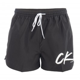  Drawstring - Pantaloncini da nuoto nero - CALVIN KLEIN KM0KM00442-BEH 