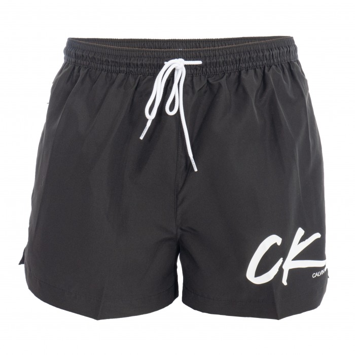  Short de bain Drawstring - noir - CALVIN KLEIN KM0KM00442-BEH 