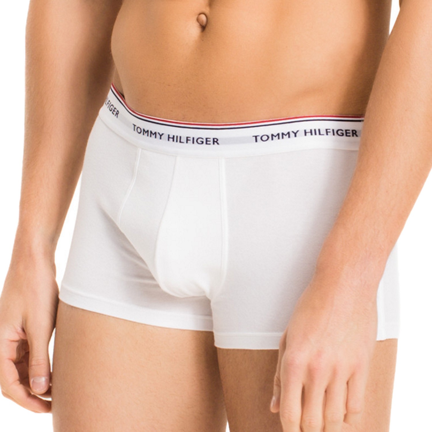 Lot of 3 cotton Stretch boxers Tommy Hilfiger - white: Packs for ma