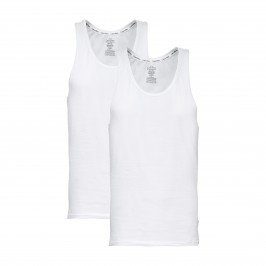  Pack de 2 camisetas de tirantes de estar por casa  Modern Cotton - blanco - CALVIN KLEIN NB1099A-100 
