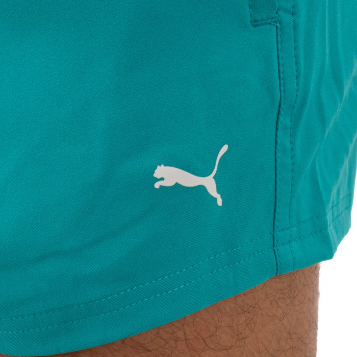  PUMA Logo Short Length Swimming Shorts - aqua -  100000030-003 