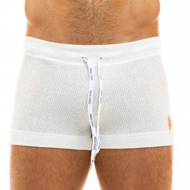  Smooth Knit - Boxer blanc - MODUS VIVENDI 09022 WHITE 