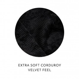  Smooth Knit - Pantalon velours gris - MODUS VIVENDI 09062 BLACK 