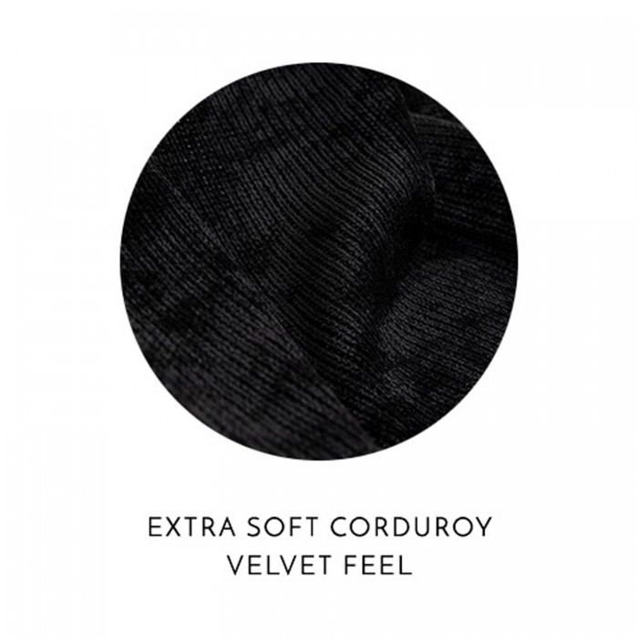  Smooth Knit - Pantalon velours gris - MODUS VIVENDI 09062 BLACK 