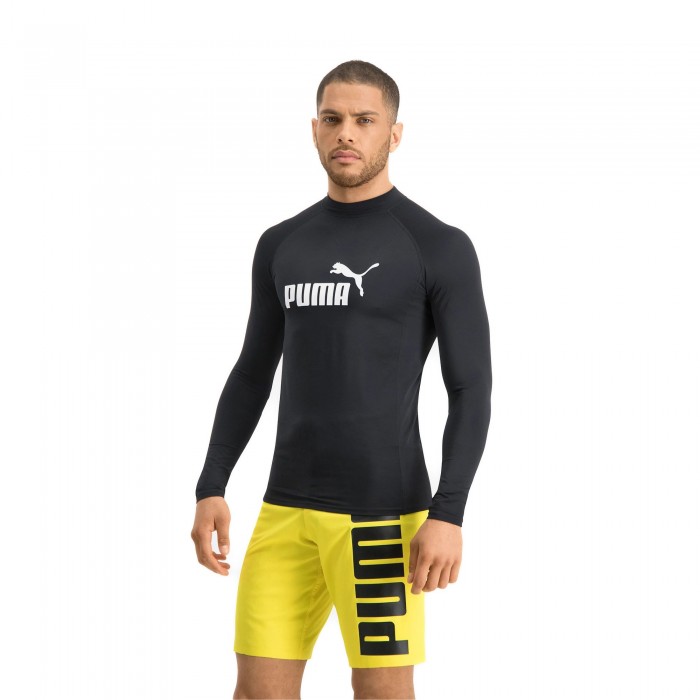  Rash guard a maniche lunghe PUMA Swim - nero -  100000035-200 