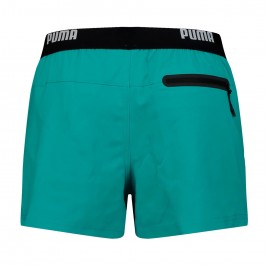  PUMA Logo Short Length Swimming Shorts - aqua -  100000030-003 