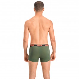  Basic Boxer Shorts 2 Pack - army green - PUMA 521015001-008 