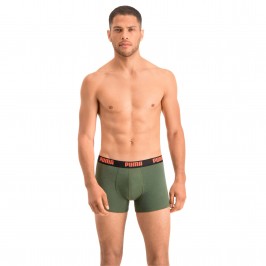  Basic Boxershorts 2er Pack - army green - PUMA 521015001-008 