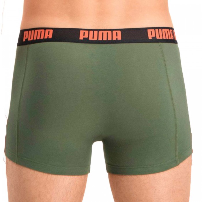  Basic Boxer Shorts 2 Pack - army green - PUMA 521015001-008 