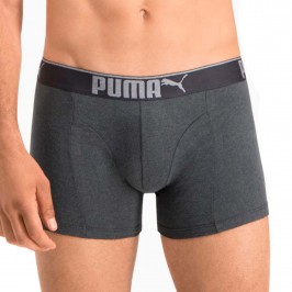  Lifestyle Sueded Cotton Boxer Shorts 3 Pack - white grey and black - PUMA 681030001-325 