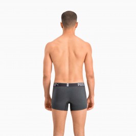  Lifestyle Sueded Cotton Boxershorts 3er Pack - weiß grau und schwarz - PUMA 681030001-325 