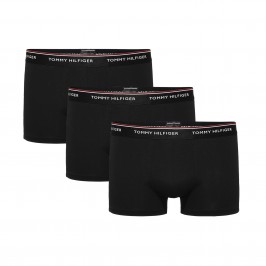  Lot of 3 cotton Stretch boxers Tommy Hilfiger - black - TOMMY HILFIGER 1U87903842-990 
