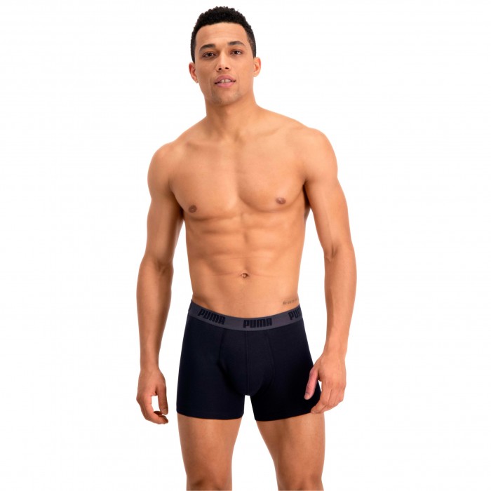  Confezione da 2 paia di boxer Basic - nero - PUMA 521015001-230 