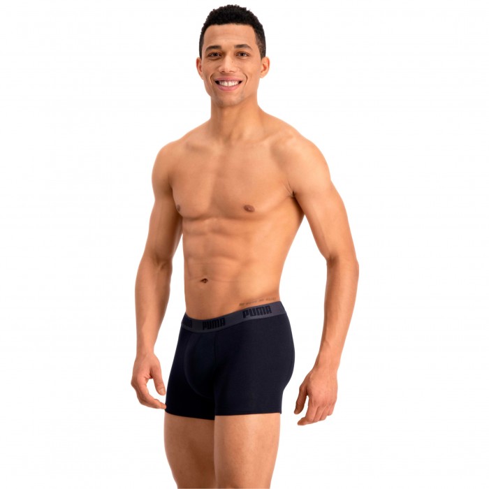  Basic Boxers 2 pack - black - PUMA 521015001-230 