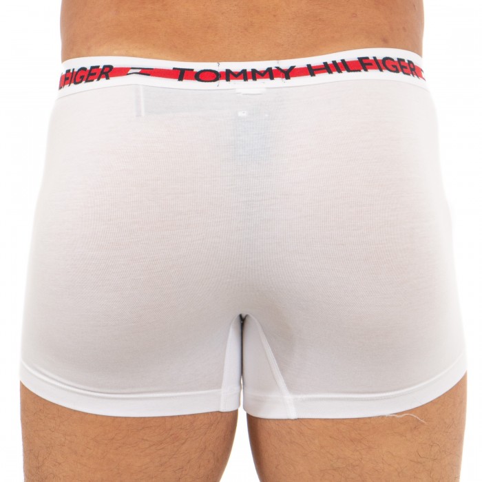  Boxer aderenti in cotone biologico - bianco - TOMMY HILFIGER -UM0UM01892-YCD 