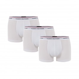  Lot of 3 cotton Stretch boxers Tommy Hilfiger - white - TOMMY HILFIGER 1U87903842-100 