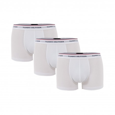 Lot of 3 cotton Stretch boxers Tommy Hilfiger - white