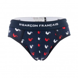 Briefs Hähne - dreifarbig - GARÇON FRANÇAIS SLIP18-TRICOLORE COQS