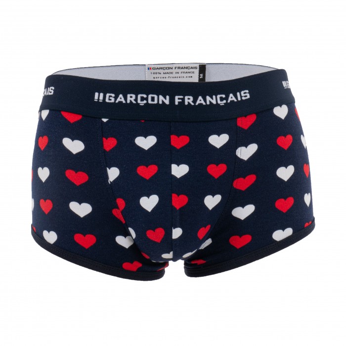 Boxer joli-cœur - GARÇON FRANÇAIS SHORTY18-COEURS