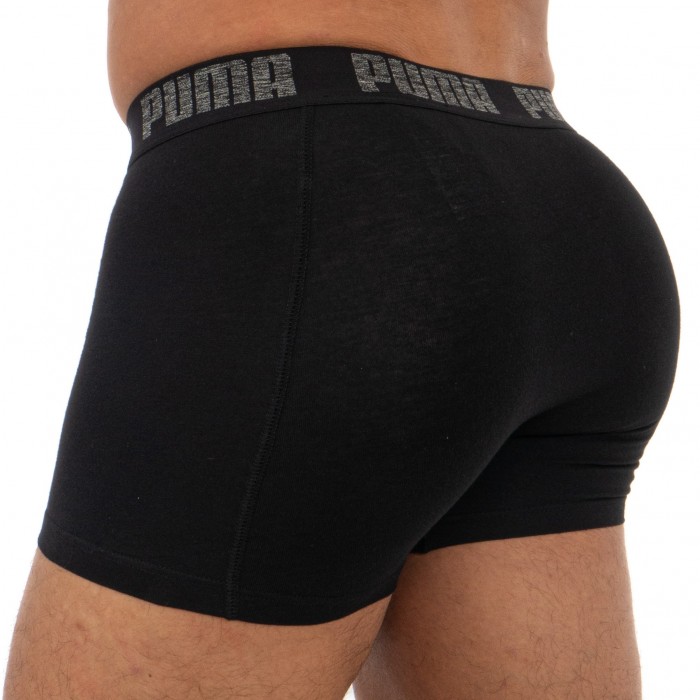  Basic Boxers 2 pack - black - PUMA 521015001-230 