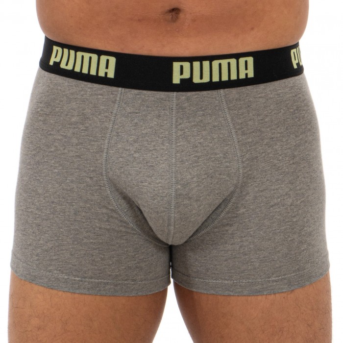  Basic Boxer Shorts 2 Pack - lime - PUMA 521015001-010 