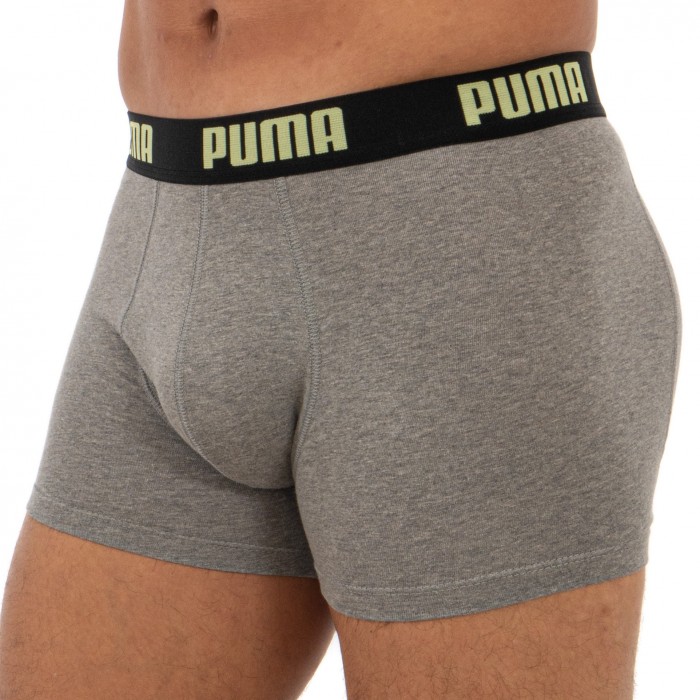  Basic Boxershorts 2er Pack - lime - PUMA 521015001-010 