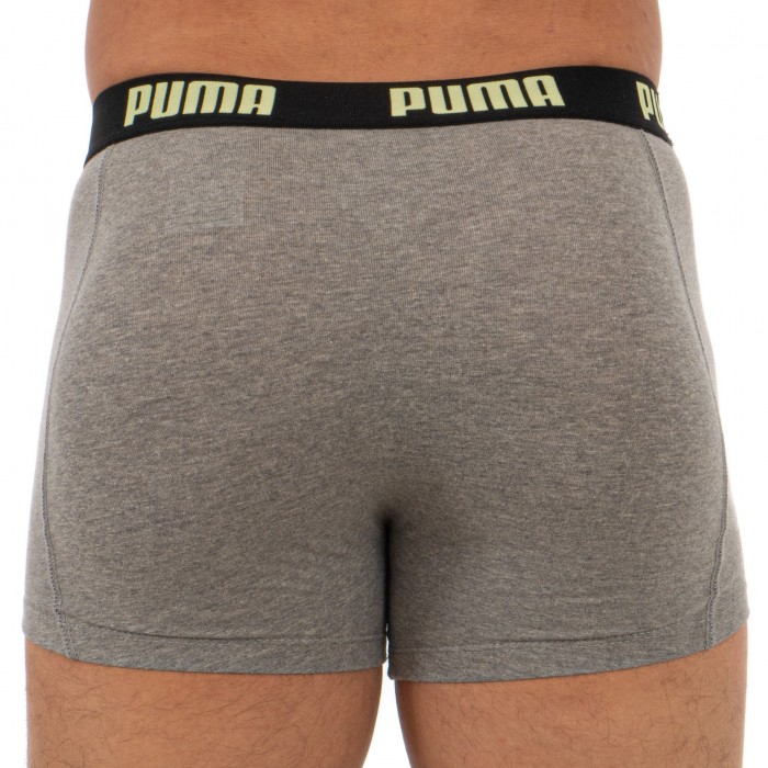  Basic Boxer Shorts 2 Pack - lime - PUMA 521015001-010 