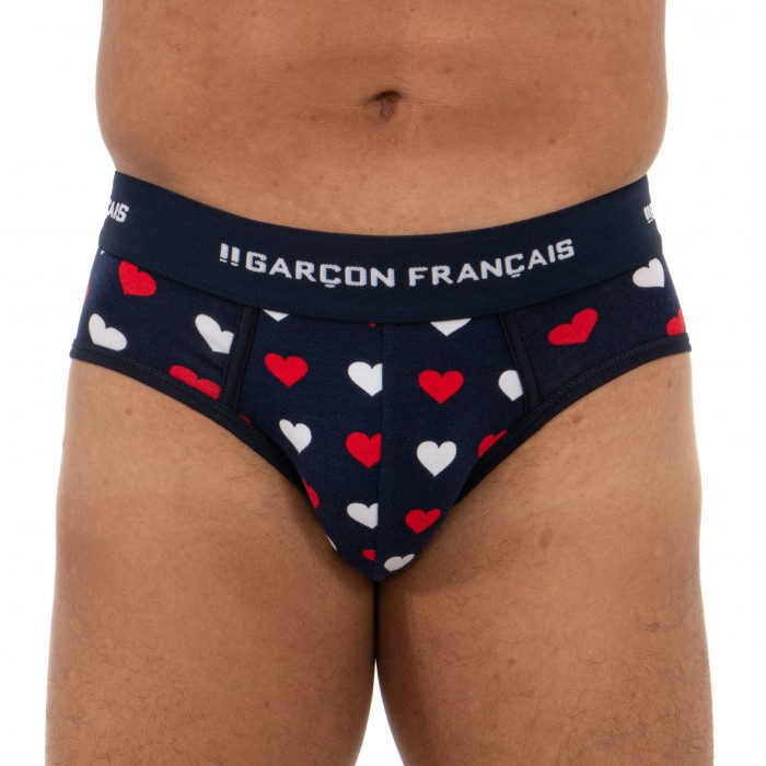  Slip joli-cœur - GARÇON FRANÇAIS SLIP18-COEURS 