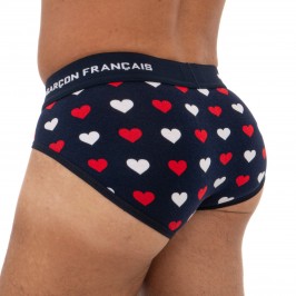  Briefs schönes Herz - GARÇON FRANÇAIS SLIP18-COEURS 