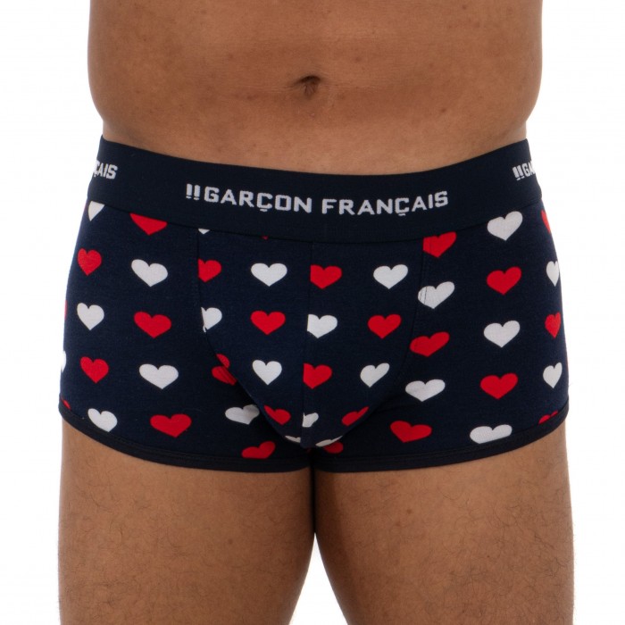  Boxer joli-cœur - GARÇON FRANÇAIS SHORTY18-COEURS 