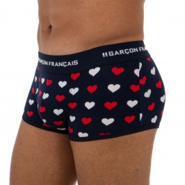  Pugile bel cuore - GARÇON FRANÇAIS SHORTY18-COEURS 