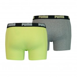  Basic Boxer Shorts 2 Pack - lime - PUMA 521015001-010 