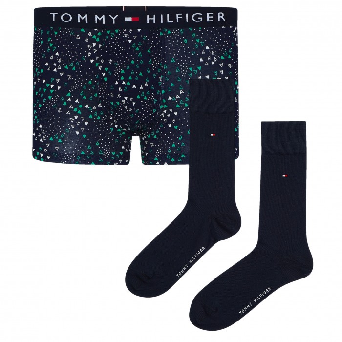  Trunk und Socken-Set aus Stretch-Baumwolle - TOMMY HILFIGER UM0UM01996-0ST 