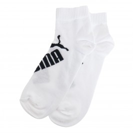  Lot de 3  paires de chaussettes PUMA Graphic Quarter - blanc gris et noir - PUMA 261091001-325 