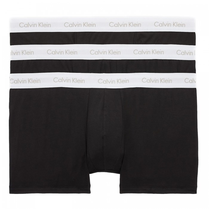 Plus Size 3 Pack Low Rise Trunks - Cotton Stretch - CALVIN KLEIN NB2666A-AOR 