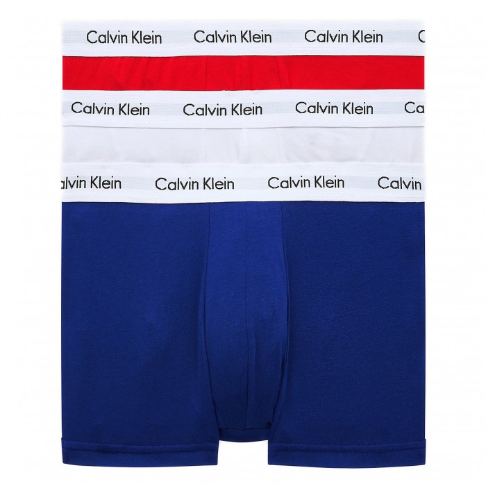 Pack de 3 bóxers de tiro bajo - Cotton Stretch - CALVIN KLEIN 0U2664G-103 