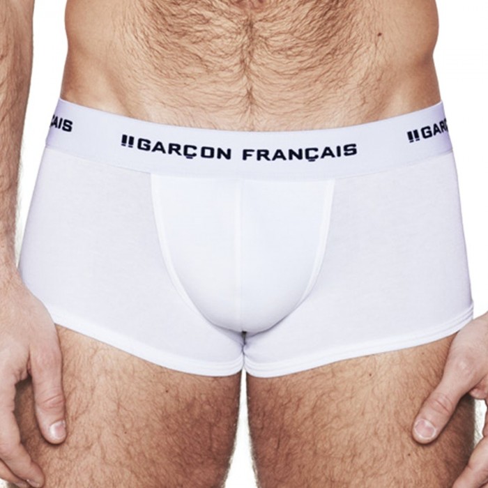  Bóxer blanco Los Indispensables - GARÇON FRANÇAIS SHORTY12 BLANC PACK 