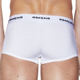  White Trunk Essential - GARÇON FRANÇAIS SHORTY12 BLANC PACK 