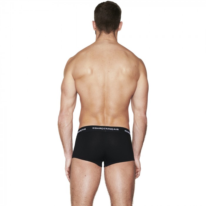  Black Boxer unverzichtbar - GARÇON FRANÇAIS SHORTY12 NOIR PACK 