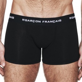  Long Black boxer Essential - GARÇON FRANÇAIS BOXER13 NOIR PACK 