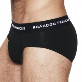  Black Brief Essential - GARÇON FRANÇAIS SLIP19 NOIR PACK 