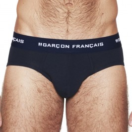  Navy Blue brief Essential - GARÇON FRANÇAIS SLIP19 BLEU MARINE PACK 