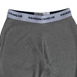  Pantalon pyjama gris chiné - GARÇON FRANÇAIS PANTDET18 LONG GRIS 