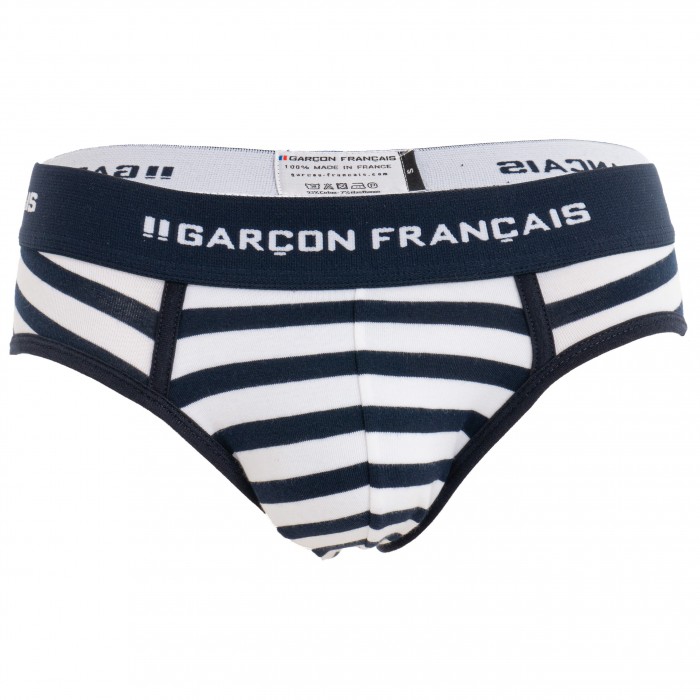 Sailor Brief - GARÇON FRANÇAIS SLIP16 MARINE/BLANC