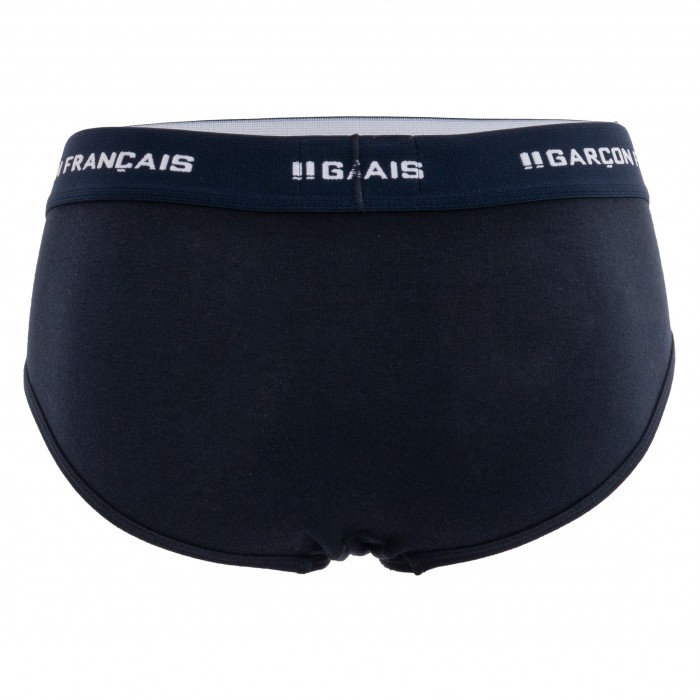  Slip bleu marine Indispensable - GARÇON FRANÇAIS SLIP19 BLEU MARINE PACK 