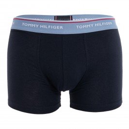 Lot of 3 stretchy cotton boxers - belts red navy and blue - TOMMY HILFIGER UM0UM01642-0WC 