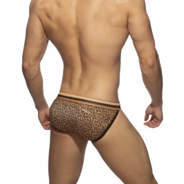  Leopard Stripe - bikini de traje de baño marrón - ADDICTED ADS268-C13 