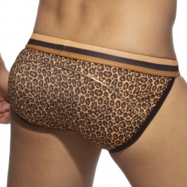  Leopard Stripe - bikini de traje de baño marrón - ADDICTED ADS268-C13 
