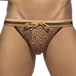  Bikini in costume da bagno marrone Leopard Stripe - - ADDICTED ADS268-C13 