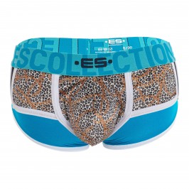 Boxer léo-chains - turquoise - ES COLLECTION UN420-C08